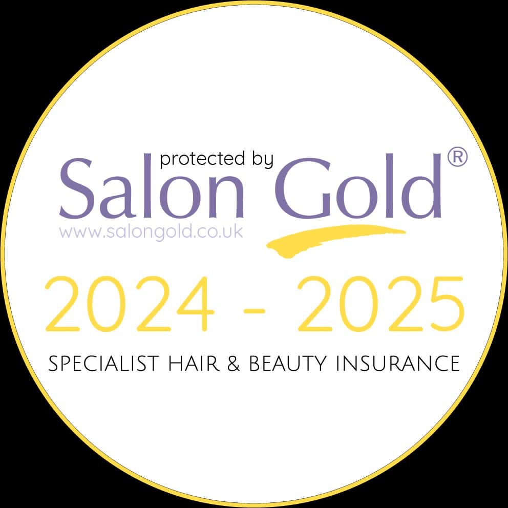 Salon Gold insurance badge - Zoey is fully insured